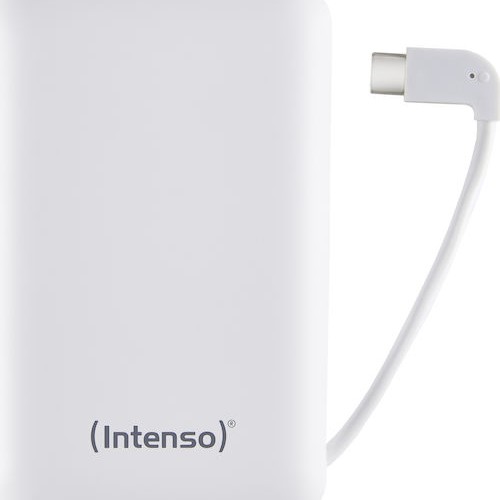 Intenso XC10000 Power Bank 10000mAh με Θύρα USB-A και Θύρα USB-C Λευκό