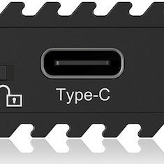 Icy Box IB-1824ML-C31 Θήκη για Σκληρό Δίσκο M.2 PCI Express NVME με σύνδεση USB 3.1 Type-C IB-1824ML-C31