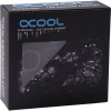 Alphacool Icicle PRO 16mm HardTube fitting G1/4 Μαύρο