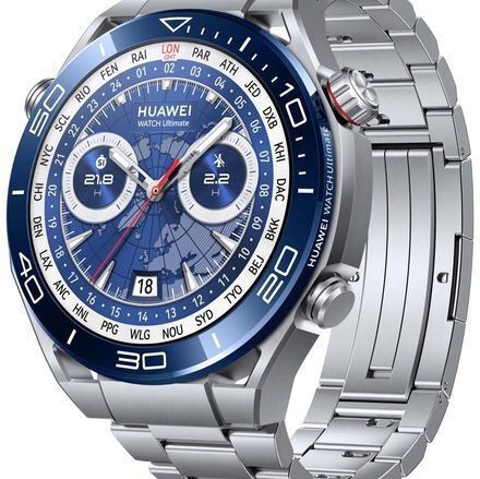 Huawei Watch Ultimate Ceramic 49mm Αδιάβροχο με Παλμογράφο (Μπλε)