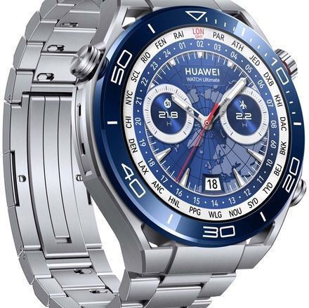 Huawei Watch Ultimate Ceramic 49mm Αδιάβροχο με Παλμογράφο (Μπλε)