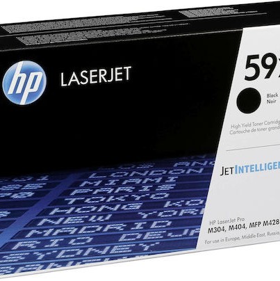 HP 59X Γνήσιο Toner Laser Εκτυπωτή Μαύρο High Yield 10000 Σελίδων (CF259X)
