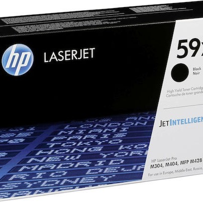 HP 59X Γνήσιο Toner Laser Εκτυπωτή Μαύρο High Yield 10000 Σελίδων (CF259X)