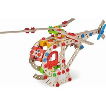 Eichhorn Παιχνίδι Κατασκευών Ξύλινo Ελικόπτερο