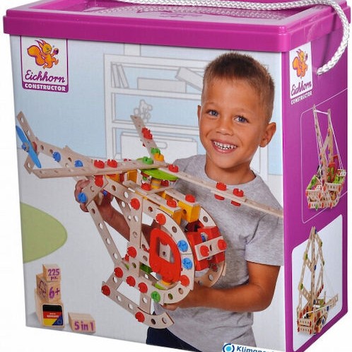 Eichhorn Παιχνίδι Κατασκευών Ξύλινo Ελικόπτερο