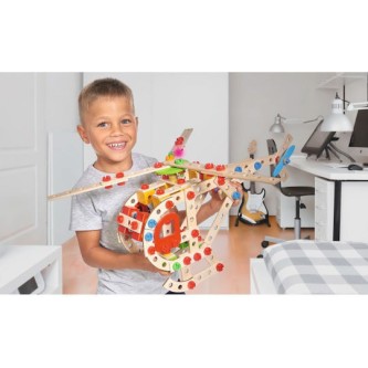 Eichhorn Παιχνίδι Κατασκευών Ξύλινo Ελικόπτερο