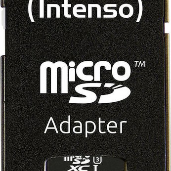 Intenso Professional microSDXC 128GB Class 10 U3 UHS-I με αντάπτορα