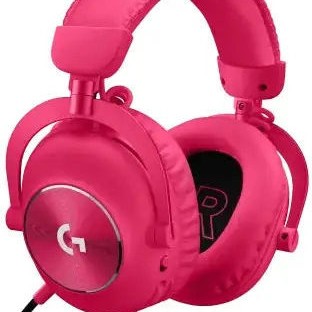 Logitech Pro X 2 Lightspeed Ασύρματο Over Ear Gaming Headset με σύνδεση 3.5mm / Bluetooth Ροζ