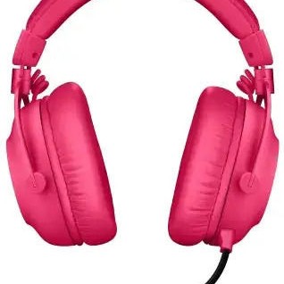 Logitech Pro X 2 Lightspeed Ασύρματο Over Ear Gaming Headset με σύνδεση 3.5mm / Bluetooth Ροζ