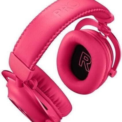Logitech Pro X 2 Lightspeed Ασύρματο Over Ear Gaming Headset με σύνδεση 3.5mm / Bluetooth Ροζ