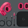 Logitech Pro X 2 Lightspeed Ασύρματο Over Ear Gaming Headset με σύνδεση 3.5mm / Bluetooth Ροζ