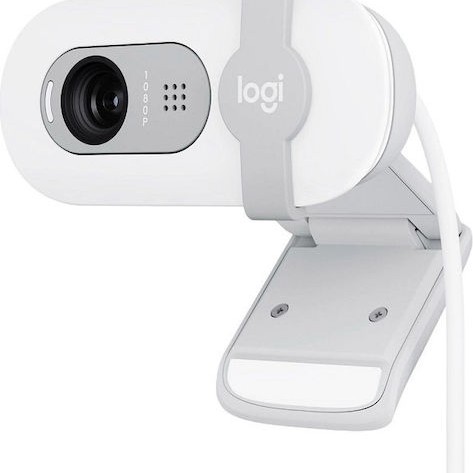 Logitech Brio 100 Web Camera Full HD 1080p Λευκή