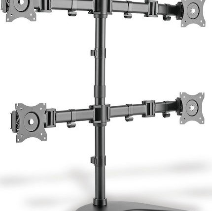 Digitus Επιτραπέζια Βάση για 4 Οθόνες έως 27