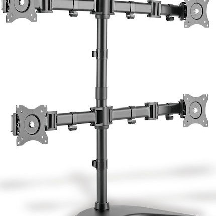 Digitus Επιτραπέζια Βάση για 4 Οθόνες έως 27