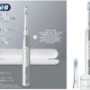 Oral-B Pulsonic Slim Luxe 4500 Ηλεκτρική Οδοντόβουρτσα με Χρονομετρητή και Θήκη Ταξιδίου Ασημί