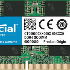 Crucial DDR4 με Module 1x8GB και Ταχύτητα 3200 για Laptop