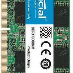 Crucial DDR4 με Module 1x16GB και Ταχύτητα 3200 για Laptop