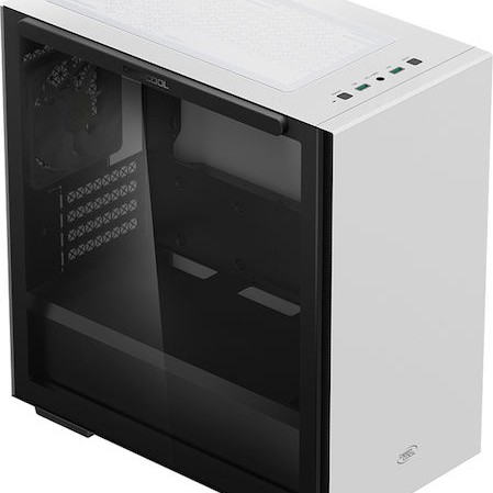 Deepcool Macube 110 Mini Tower Κουτί Υπολογιστή με Πλαϊνό Παράθυρο Λευκό