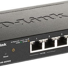 D-Link DGS-1100-05PD v2 Managed L2 PoE Switch με 5 Θύρες Gigabit (1Gbps) Ethernet
