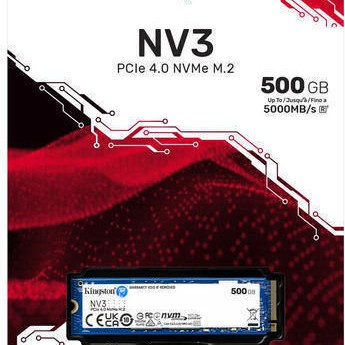 Kingston Nv3 SSD 500GB M.2 NVMe PCI Express 4.0