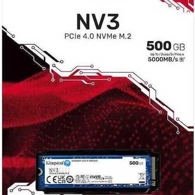 Kingston Nv3 SSD 500GB M.2 NVMe PCI Express 4.0