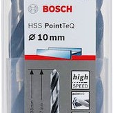 Bosch Twist Drill Pointteq Τρυπάνι HSS με Εξάγωνο Στέλεχος για Μέταλλο 10mm