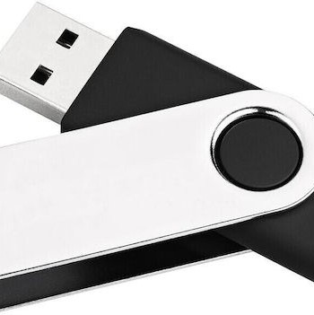 MediaRange Neutral 8GB USB 2.0 Stick Μαύρο