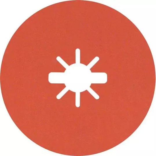 Bosch Φύλλο Λείανσης Έκκεντρου Τριβείου K120 125x125mm Σετ 25τμχ