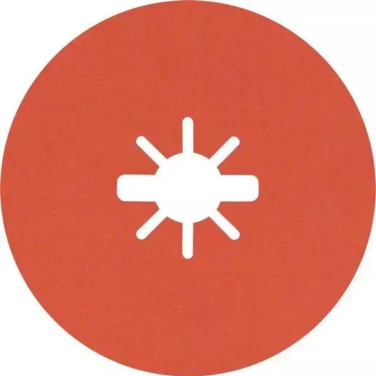 Bosch Φύλλο Λείανσης Έκκεντρου Τριβείου K120 125x125mm Σετ 25τμχ