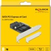 DeLock Κάρτα PCIe σε θύρα SATA