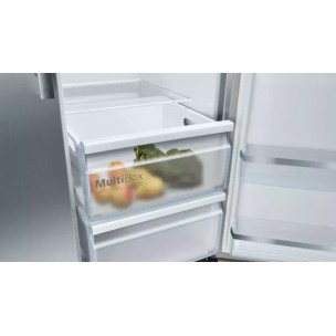 Bosch Ψυγείο Ντουλάπα 560lt Total NoFrost Υ178.7xΠ90.8xΒ70.7εκ. Inox KAG93AIEP