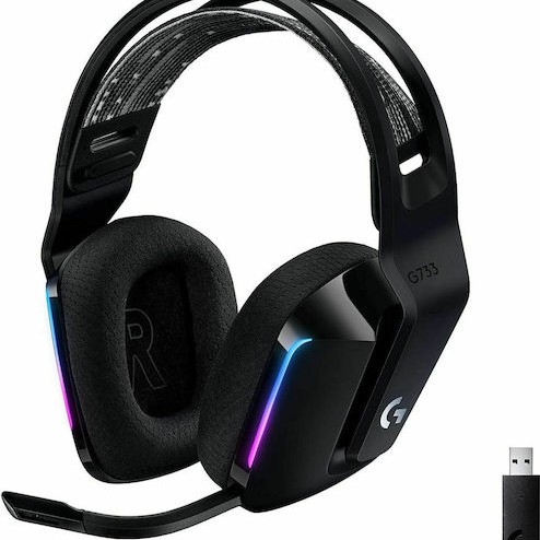 Logitech G733 Ασύρματο Over Ear Gaming Headset με σύνδεση USB