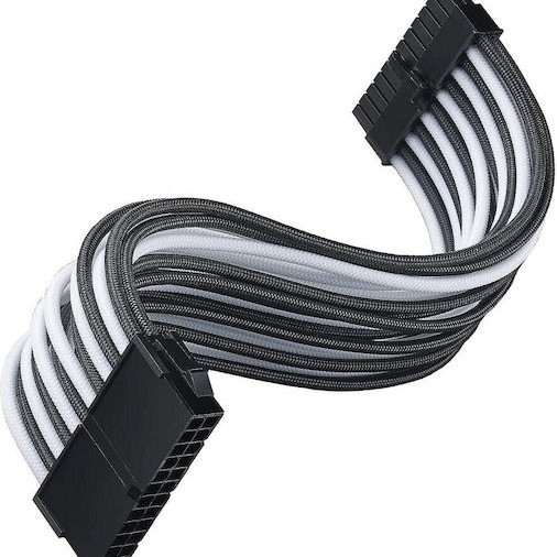 Silverstone 24-Pin ATX - 24-Pin ATX Cable 0.3m Μαύρο SST-PP07E-MBBW