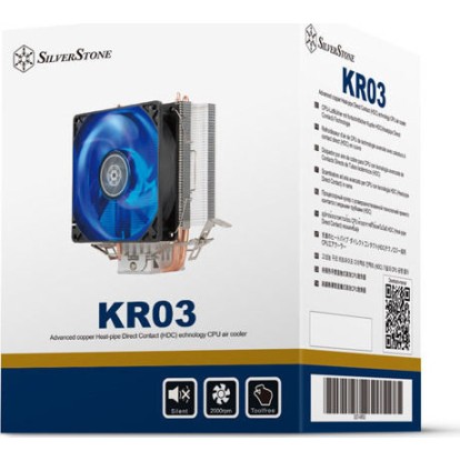 Silverstone Krypton Series KR03 Ψύκτρα Επεξεργαστή για Socket AM4/AM5/1200/115x