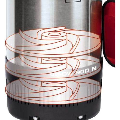 Einhell GC-DW 900 N Μονοφασική Αντλία Ακαθάρτων / Λυμάτων 1.2hp με Φλοτέρ 4170964