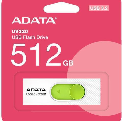 Adata Uv320 512GB USB 2.0 Stick Λευκό