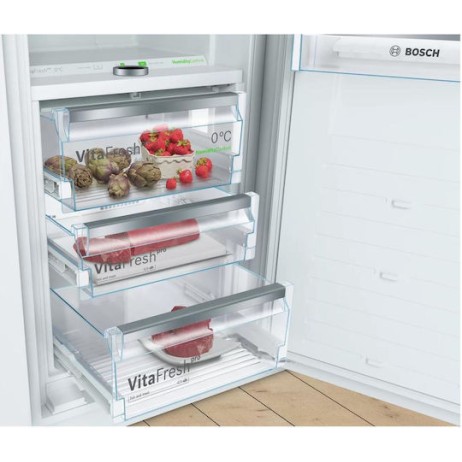 Bosch Εντοιχιζόμενο Μονόπορτο Ψυγείο 289lt Υ177.5xΠ55.8xΒ54.5εκ. Λευκό KIF81PFE0