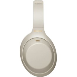 Sony WH-1000XM4 Ασύρματα / Ενσύρματα Over Ear Ακουστικά με 30 ώρες Λειτουργίας και Quick Charge Ασημί