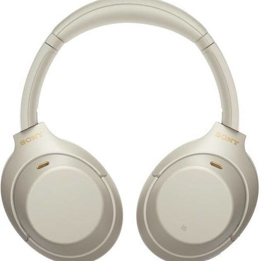 Sony WH-1000XM4 Ασύρματα / Ενσύρματα Over Ear Ακουστικά με 30 ώρες Λειτουργίας και Quick Charge Ασημί