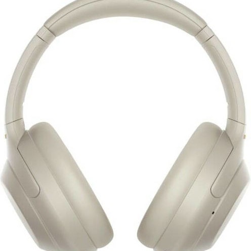 Sony WH-1000XM4 Ασύρματα / Ενσύρματα Over Ear Ακουστικά με 30 ώρες Λειτουργίας και Quick Charge Ασημί