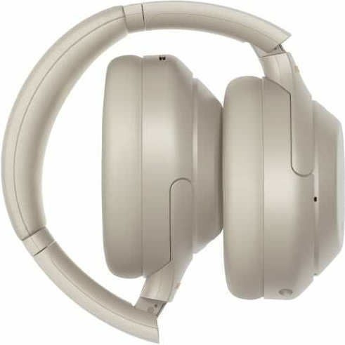 Sony WH-1000XM4 Ασύρματα / Ενσύρματα Over Ear Ακουστικά με 30 ώρες Λειτουργίας και Quick Charge Ασημί
