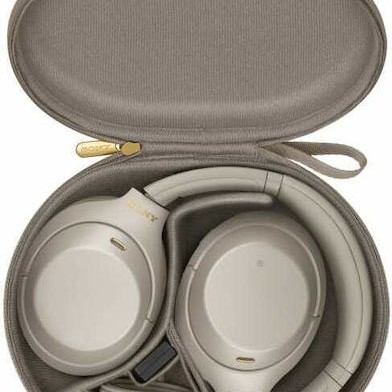 Sony WH-1000XM4 Ασύρματα / Ενσύρματα Over Ear Ακουστικά με 30 ώρες Λειτουργίας και Quick Charge Ασημί