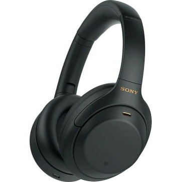 Sony WH-1000XM4 Ασύρματα / Ενσύρματα Over Ear Ακουστικά με 30 ώρες Λειτουργίας Μαύρα