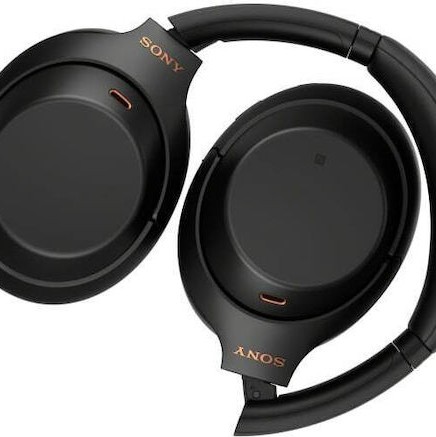 Sony WH-1000XM4 Ασύρματα / Ενσύρματα Over Ear Ακουστικά με 30 ώρες Λειτουργίας Μαύρα