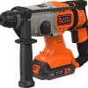 Black & Decker Κρουστικό Σκαπτικό Πιστολέτο Μπαταρίας 18V 2x2.5Ah με Υποδοχή SDS Plus