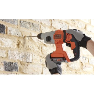 Black & Decker Κρουστικό Σκαπτικό Πιστολέτο Μπαταρίας 18V Solo με Υποδοχή SDS Plus