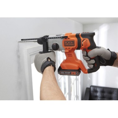 Black & Decker Κρουστικό Σκαπτικό Πιστολέτο Μπαταρίας 18V Solo με Υποδοχή SDS Plus