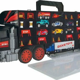 Dickie Σετ Φορτηγό Μεταφορέας Βαλίτσα & 7 Αυτοκινητάκια