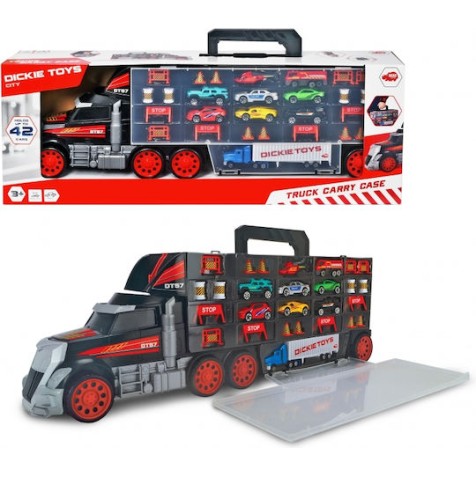 Dickie Σετ Φορτηγό Μεταφορέας Βαλίτσα & 7 Αυτοκινητάκια