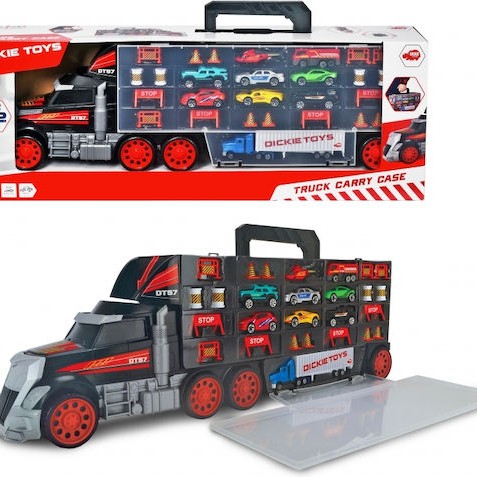 Dickie Σετ Φορτηγό Μεταφορέας Βαλίτσα & 7 Αυτοκινητάκια